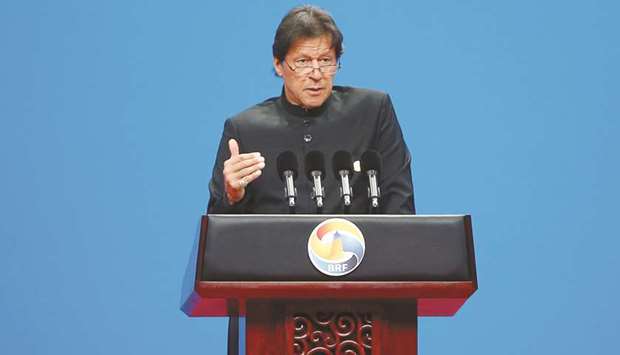 Prime Minister Khan: concerned about the u2018rising tensions in the Gulfu2019.