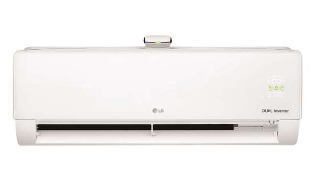 The new LG Dualcool air-conditioner is equipped with advanced Dual Inverter Compressor.