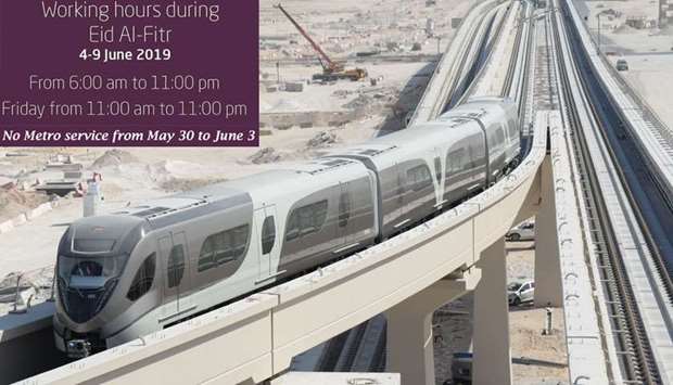 Doha Metro Eid Timings