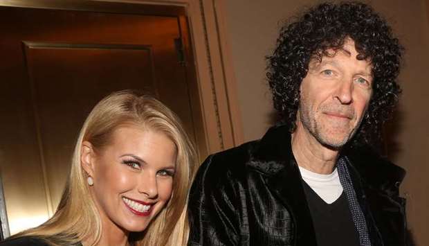 GOING STRONG: Beth Ostrosky Stern, left, and husband Howard Stern.