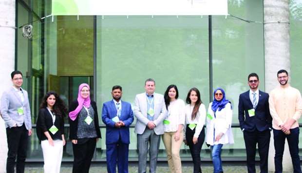 QU students and faculty who attended the 2nd World Congress on Undergraduate Research in Germany.