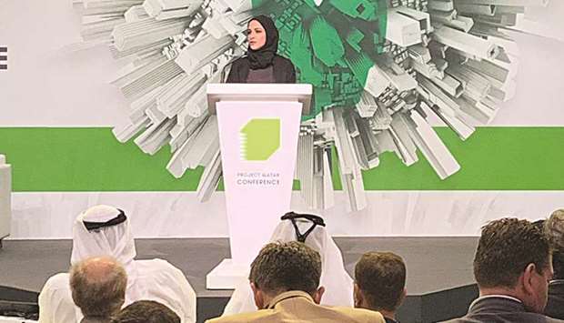 Sheikha Alanoud addresses Project Qatar 2019.