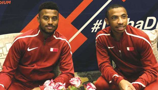 Owaab Barrow and Jaber al-Mamari