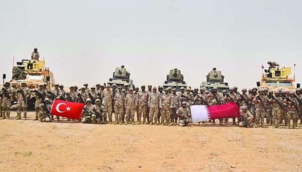 The Amiri Frontier Guards of the Qatar Armed Forces conducted a joint exercise with the Turkish forces in Qatar over two days within the framework of military and defence cooperation agreements between the two countries. The exercise aimed at training commanders and subordinates and to deal with military operations of all kinds and raise their practical efficiency through continuous training programmes. This exercise comes within the framework of a carefully thought-out plan for its implementation in accordance with the steps that have been put in place to achieve the objectives of the exercise, which has been prepared and equipped for the past two months.
