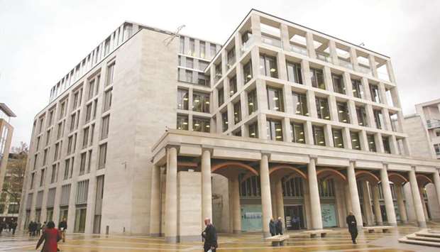 The London Stock Exchange building in Paternoster Square. The FTSE 100 closed up 0.4% to 7,380.64 points yesterday.