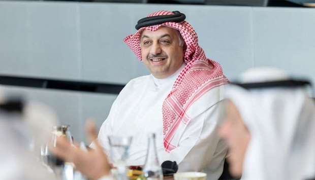 HE Mohammed al-Attiyah at Qatar Research, Development and Innovation Council meeting.rnrn