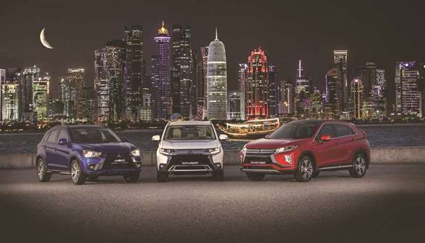 The Mitsubishi SUVs.