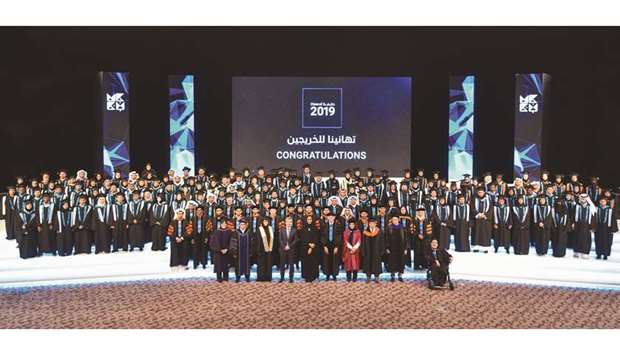 The Class of 2019 comprises the fifth class to graduate from Hamad Bin Khalifa University.