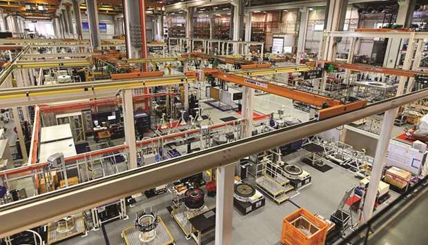 A general view of Rolls-Royce engine rotor assembly facility in Singapore. The city-state has attracted high-tech manufacturers with incentives and a well-educated workforce but growing demands for highly skilled labour and government moves to curb numbers of foreign workers may mean a tougher path ahead.