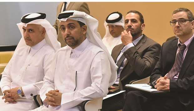 The event was attended by QU president Dr Hassan al-Derham and QFBA CEO Dr Khalid al-Horr.