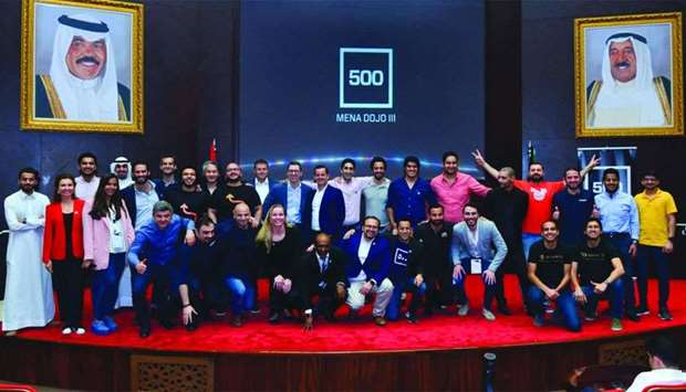 Participants who attended the third edition of the Mena Dojo Series A Programme in Kuwait.rnrn