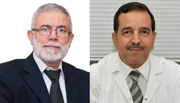Professor Abdul-Badi Abou-Samra and Dr Mahmoud Zirie.