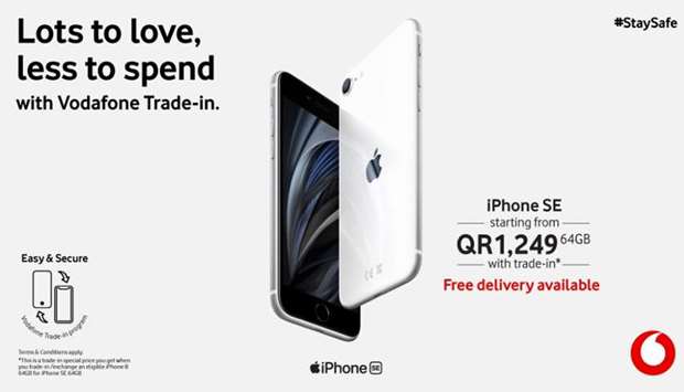 Vodafone launches new iPhone SE with trade-in offerrnrn