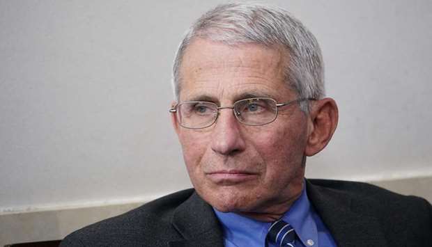 Director of the National Institute of Allergy and Infectious Diseases Anthony Fauci. (AFP)