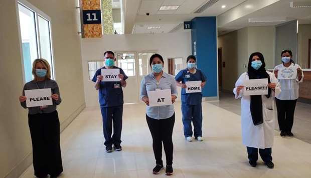 Continuing its awareness campaign to highlight the preventive and precautionary measures against the Covid-19 pandemic, Ministry of Public Health Friday urged, through its Twitter account, Qatar residents to 'Please stay at home, please,' under the #YourSafetyIsMySafety slogan.
