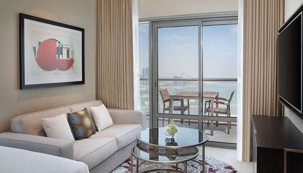 Hilton Doha The Pearl Residences consists of 414 fully furnished accommodation options.