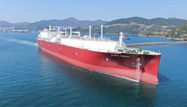 u201cGlobal Energyu201d is the first of four LNG carrier new-builds to be delivered to Global Shipping, a joint venture of Nakilat and Maran Ventures