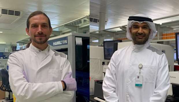 Dr Stephan Lorenz and Dr Khalid Fakhro