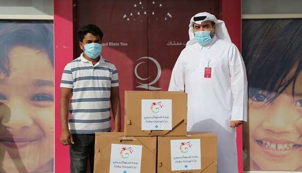 The Ramadan donation boxes contained food essentials