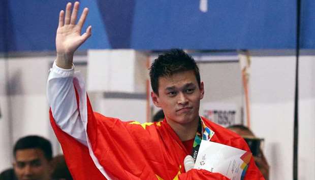 Chinese swimmer Sun Yang