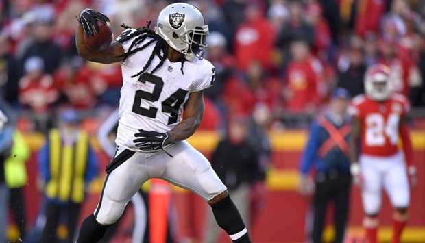 Oakland Raiders running back Marshawn Lynch. (TNS)