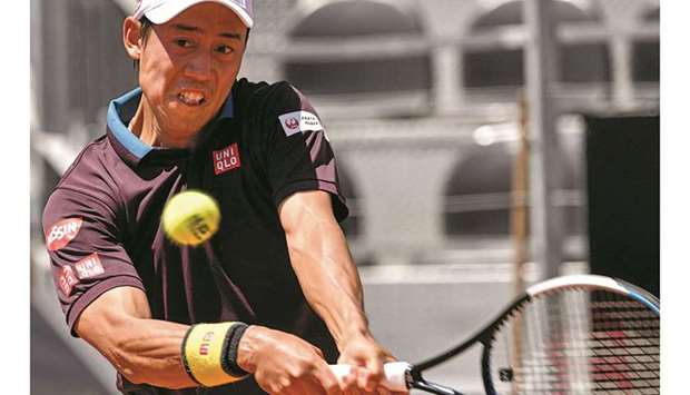 Japanese tennis star Kei Nishikori