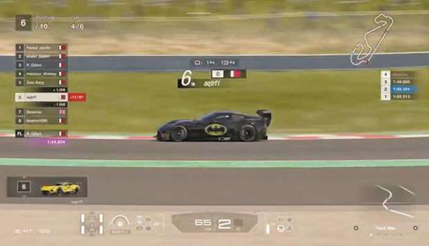 The virtual race played on Gran Turismo Sport game on PlayStation 4 has been organised by the Qatar Motor and Motorcylce Federation (QMMF).