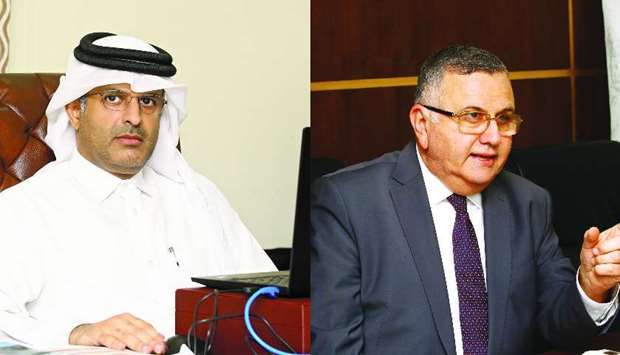 QICCA board member for International Relations Sheikh Dr Thani bin Ali al-Thani and QICCA general counsel Dr Minas Khatchadourian