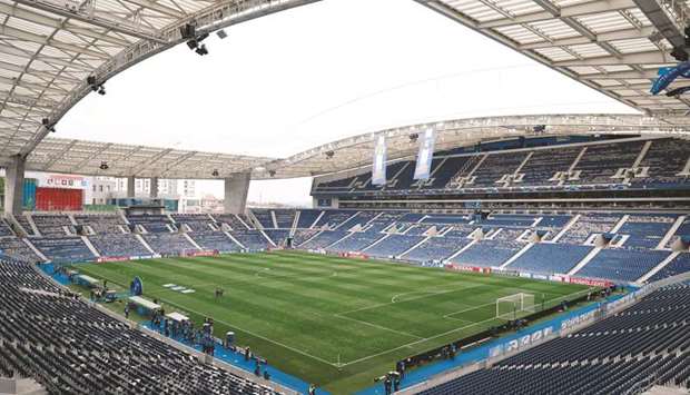 The Champions League final on May 29 has been switched to the Estadio do Dragao to allow English spectators to attend. (Reuters)
