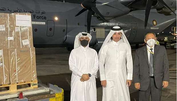 Qatari medical aid arrives in India to cope with Covid-19 pandemicrnrn