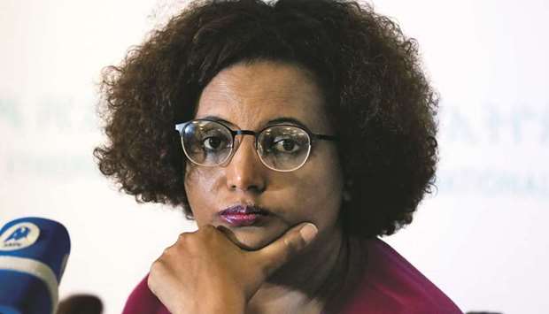 National Electoral Board of Ethiopia chairwoman Birtukan Mideksa.