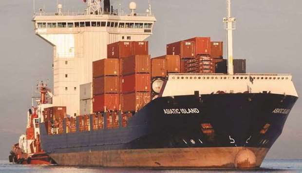 File photo of container carrier, the Asiatic Island that was supposed to be used for shipping arms to the occupied territories (picture courtesy: presstv.com)