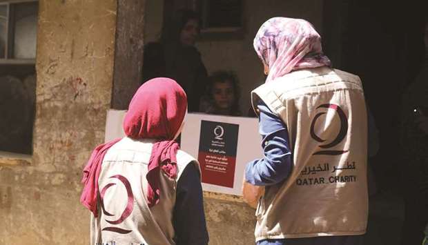 The aid comes as part of the relief campaign launched by Qatar Charity last week in response to the tough humanitarian events currently unfolding in Palestine.