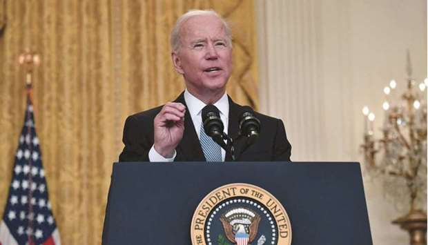 (File photo) US President Joe Biden.