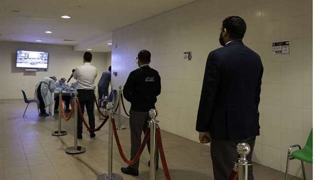 MoQ's employees, tenants, cleaners and security guards underwent the PCR test.