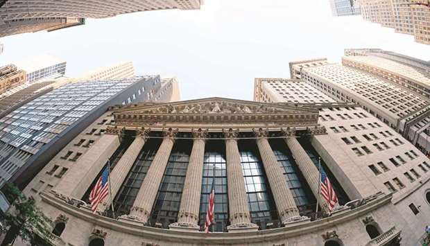 An external view of the New York Stock Exchange. As US stocks are hit with a bout of volatility, some investors are looking to European equities, attracted by lower valuations and the regionu2019s nascent emergence from the Covid-19 pandemic.