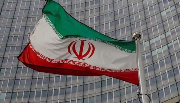 An Iranian flag flutters in front of the International Atomic Energy Agency (IAEA) headquarters in Vienna, Austria, September 9, 2019. REUTERS