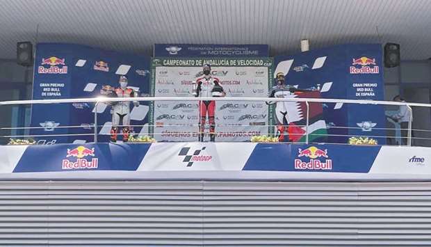 Al-Sulaiti of CIV Motorsport Yamaha clocked 19:45.621secs in the Open 600cc class behind race winner Angel Heredia and second placed Carlos Torrecillas.