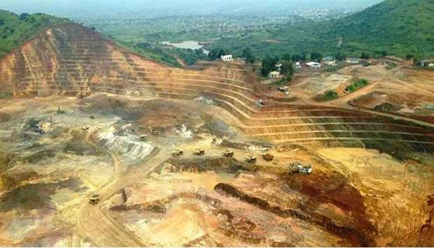 A gold mine in DR Congo. File picture