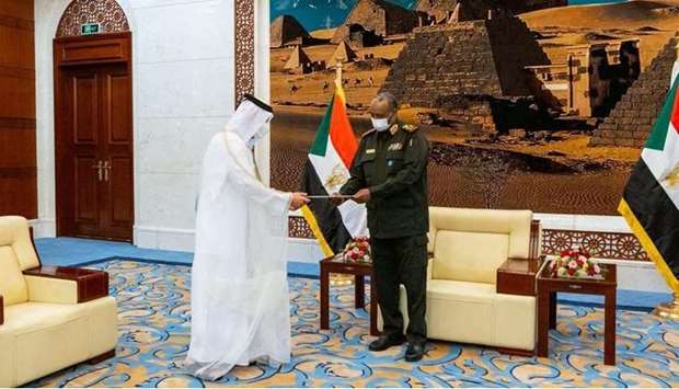 Amir sent a written message to President of the Transitional Sovereignty Council (TSC) of the Republic of the Sudan Lt Gen Abdel Fattah al-Burhan, pertaining to bilateral relations and ways to support and develop them.