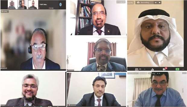 Participants at the 'Internal Audit Awareness month' hosted by the Institute of Internal Auditors Qatar chapter