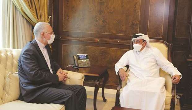 The message was handed over by Iran's ambassador to Qatar, Hamid Reza Dehghani, during his meeting with al-Sulaiti at the Ministry of Transport and Communications' headquarters, QNA reported.