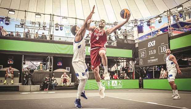Qatar team comprising Abdulrahman Saad, Erfan Ali Saeed and Nedim Muslic started their campaign in FIBA 3x3 Olympic Basketball Qualifying Tournament on a winning note as the former world champions first defeated the Dominican Republic 17-12 in their Pool C match in Graz, Austria, on Wednesday.