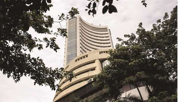 The Bombay Stock Exchange building in Mumbai. As Covid-19 continues to ravage India, financial professionals across the country are grappling with an increasingly surreal disconnect between the epidemicu2019s devastation and a record-breaking boom in local markets.