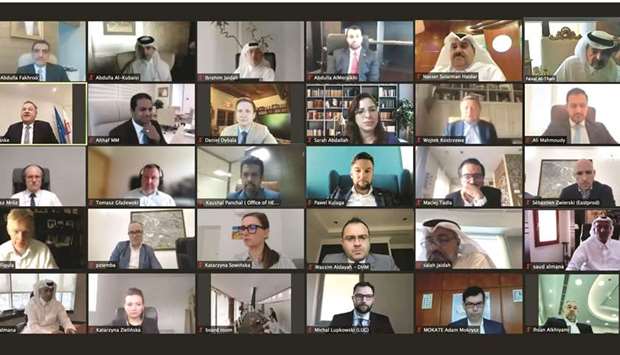 The QBA has organised the Qatari-Polish business meeting, through video conferencing, to discuss economic co-operation between the two parties