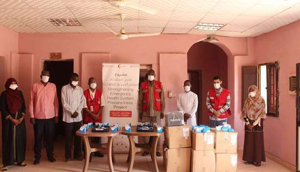 The delivery was attended by a number of officials.