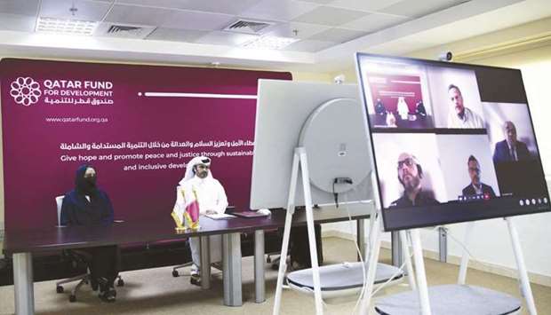 The agreement, signed via video conference, is part of Qatar's programme for scholarships that is overseen by Qatar Fund for Development.