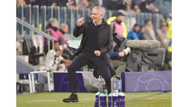 Jose Mourinho will replace fellow Portuguese Paulo Fonseca who leaves Roma at the end of the current campaign. (AFP)