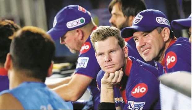 Steve Smith (centre) and Ricky Ponting (right) are among the 38 Australians who will fly to Maldives or Sri Lanka. (BCCI)