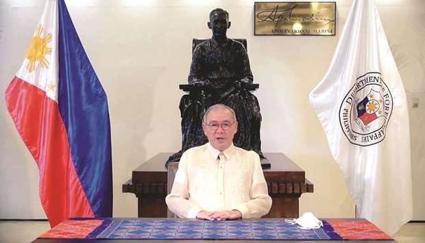(File photo) Teodoro Locsin, Secretary of Foreign Affairs, Republic of the Philippines.